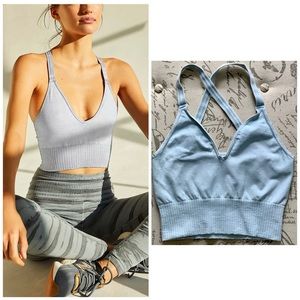 Free People Good Karma Crop Tank / Sports Bra Size M/L
